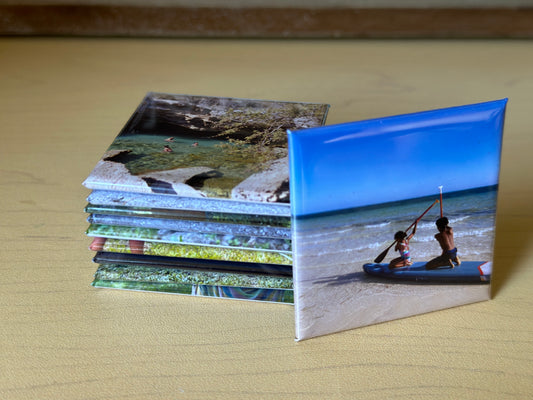 Set of 9 photo magnets